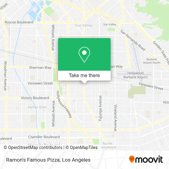 Ramon's Famous Pizza map