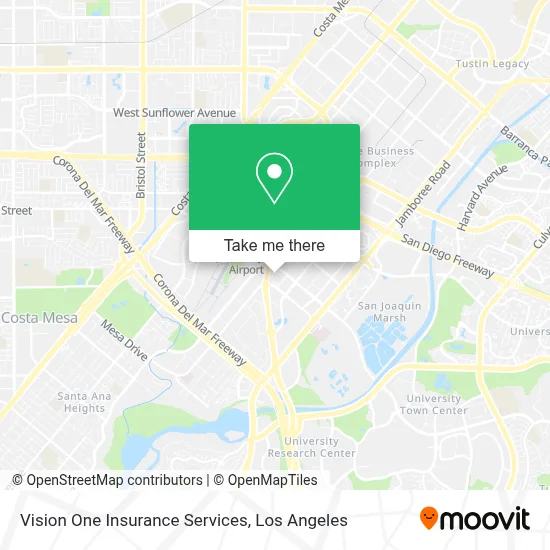 Vision One Insurance Services map