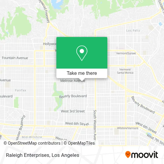 Raleigh Enterprises map