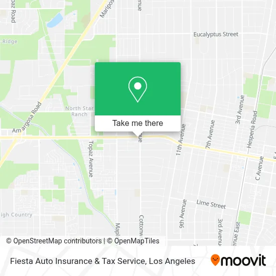 Fiesta Auto Insurance & Tax Service map