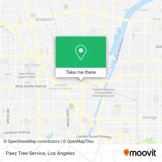 Paez Tree Service map