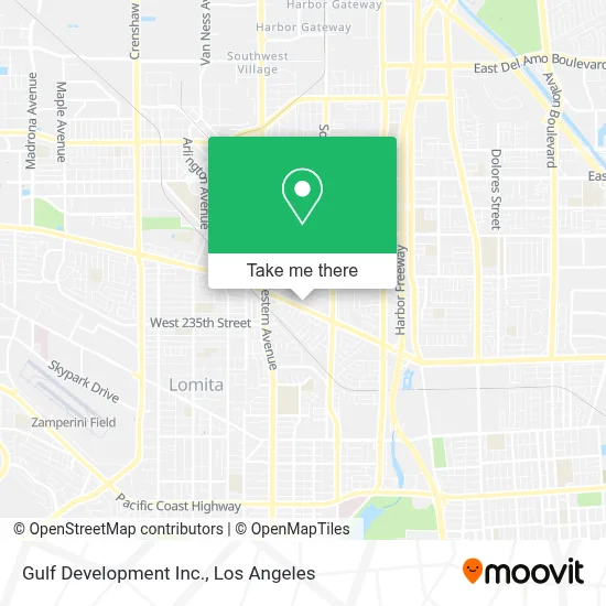 Gulf Development Inc. map