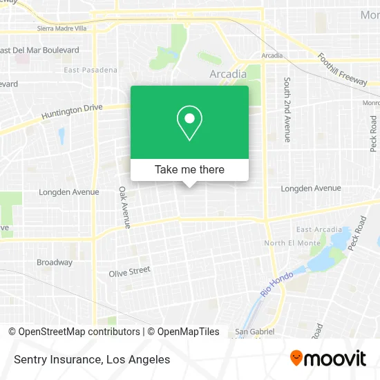 Sentry Insurance map