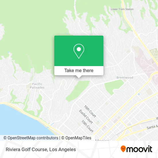 Riviera Golf Course map