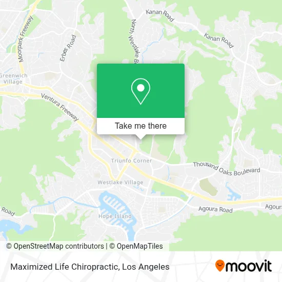 Maximized Life Chiropractic map