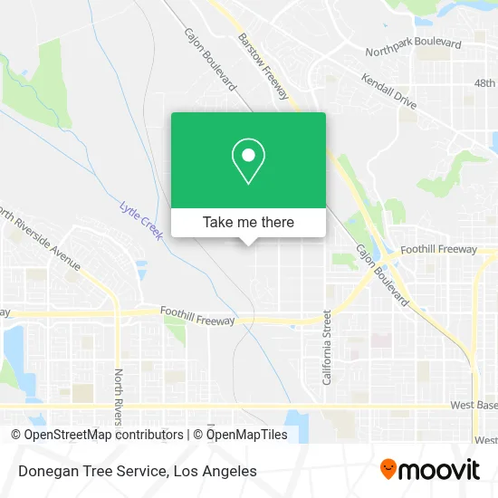 Donegan Tree Service map