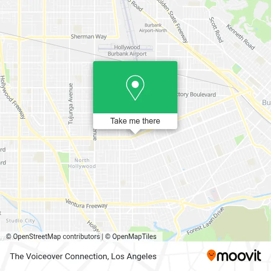 The Voiceover Connection map