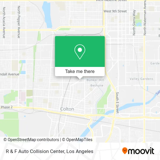 R & F Auto Collision Center map