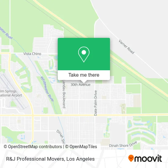 R&J Professional Movers map