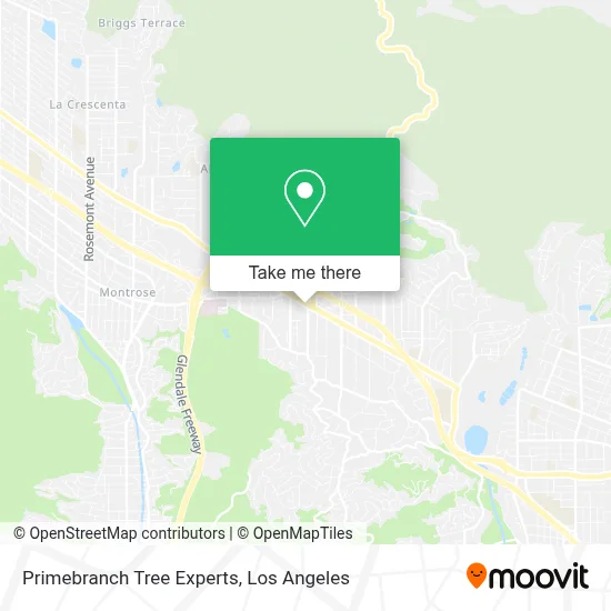 Primebranch Tree Experts map