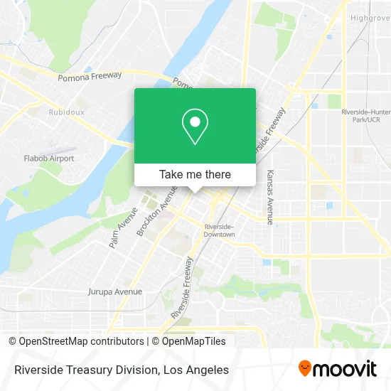 Riverside Treasury Division map