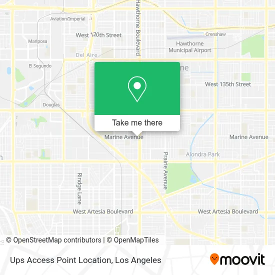 Ups Access Point Location map