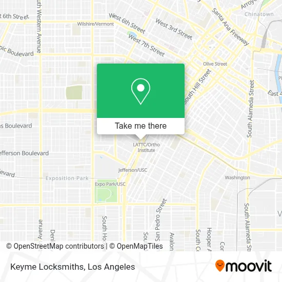 Keyme Locksmiths map