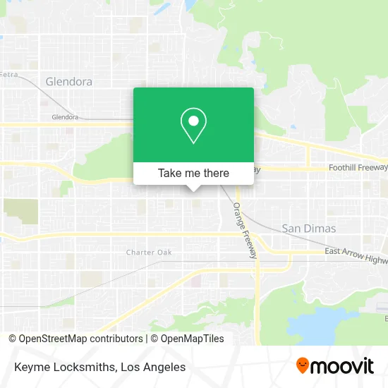 Keyme Locksmiths map