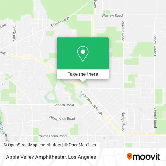 Apple Valley Amphitheater map