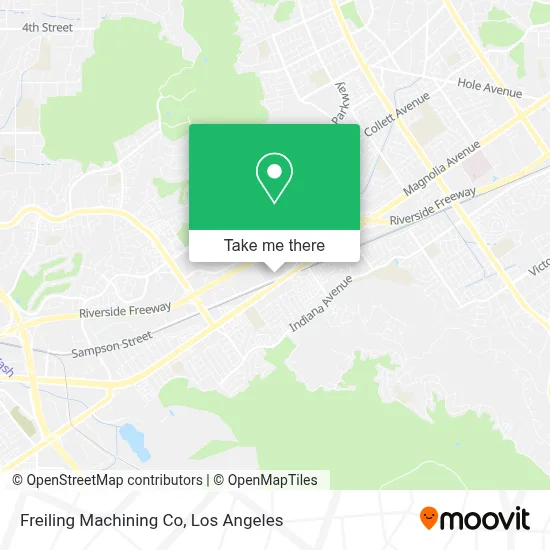 Freiling Machining Co map