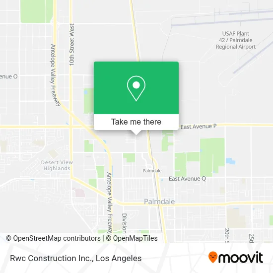 Rwc Construction Inc. map