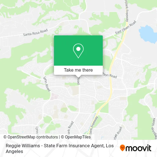 Reggie Williams - State Farm Insurance Agent map
