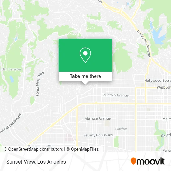 Sunset View map