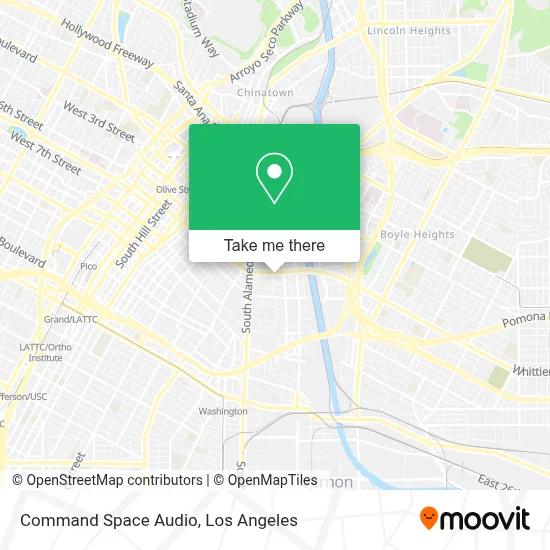 Command Space Audio map
