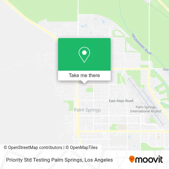 Priority Std Testing Palm Springs map