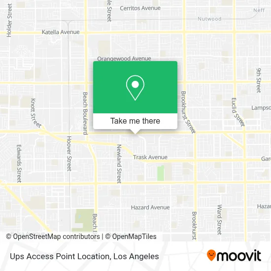 Ups Access Point Location map