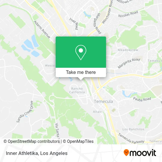 Inner Athletika map