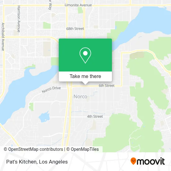 Pat's Kitchen map