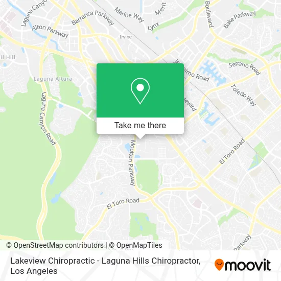 Lakeview Chiropractic - Laguna Hills Chiropractor map