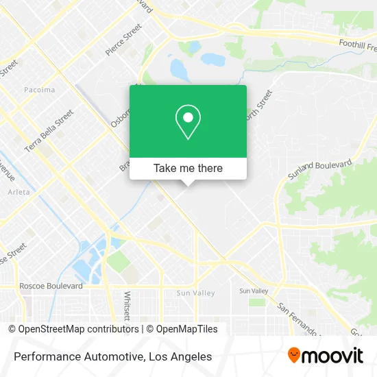 Performance Automotive map