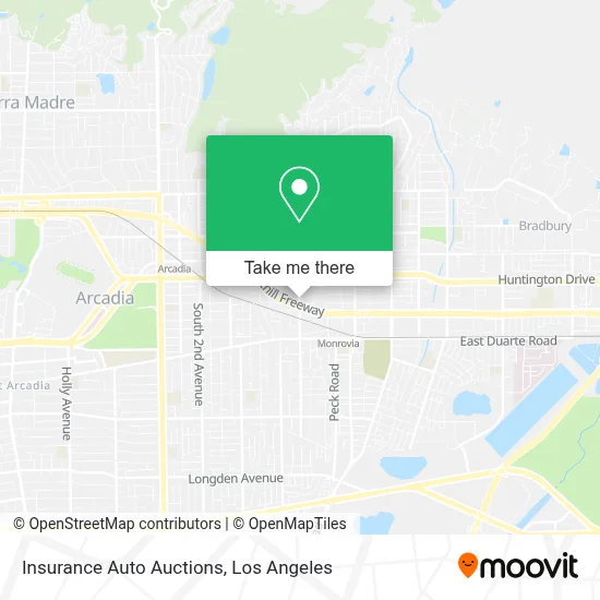 Insurance Auto Auctions map