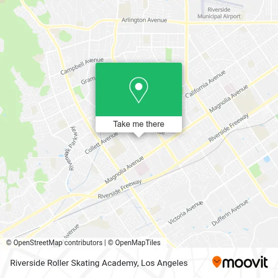 Riverside Roller Skating Academy map