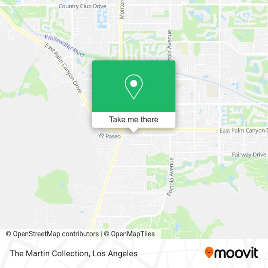 The Martin Collection map