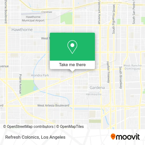 Refresh Colonics map
