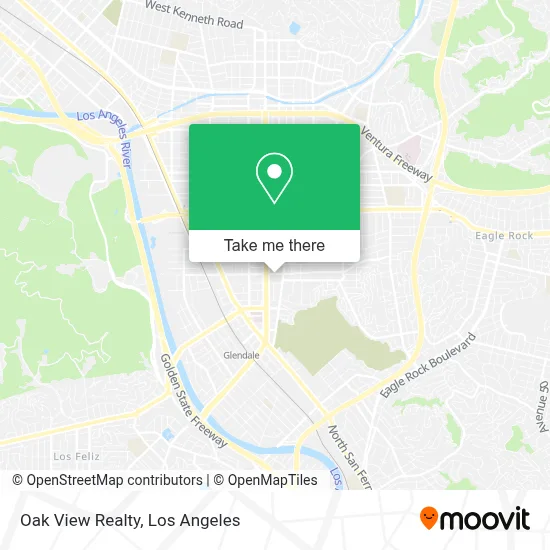 Oak View Realty map