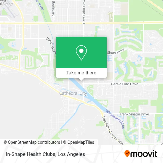 In-Shape Health Clubs map
