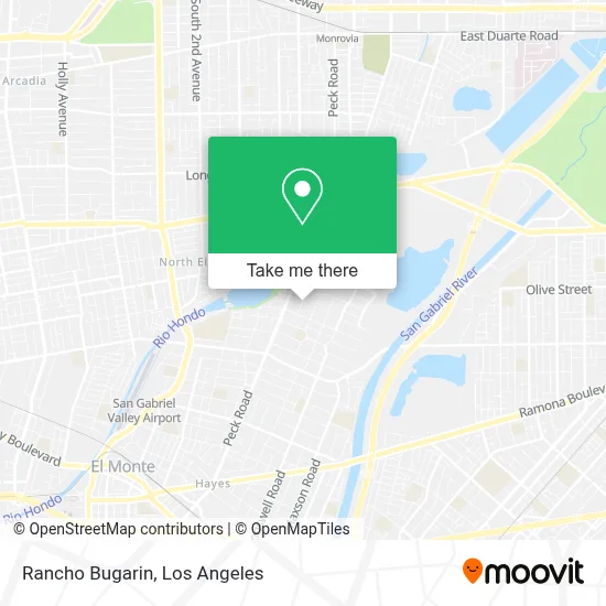 Rancho Bugarin map