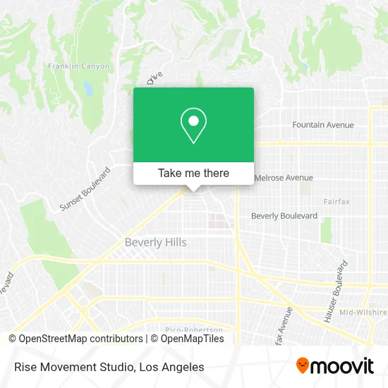 Rise Movement Studio map
