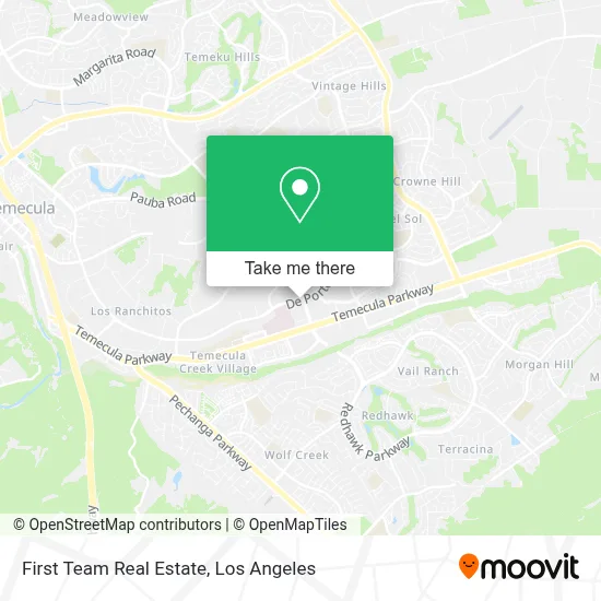 First Team Real Estate map
