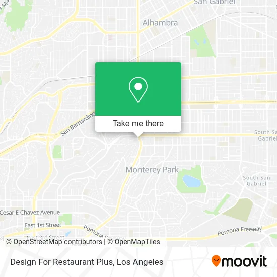 Design For Restaurant Plus map