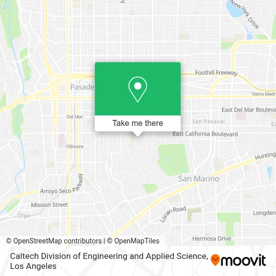 Caltech Division of Engineering and Applied Science map