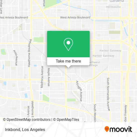 Inkbond map