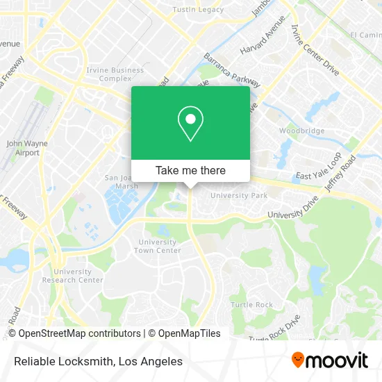 Reliable Locksmith map
