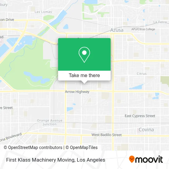First Klass Machinery Moving map