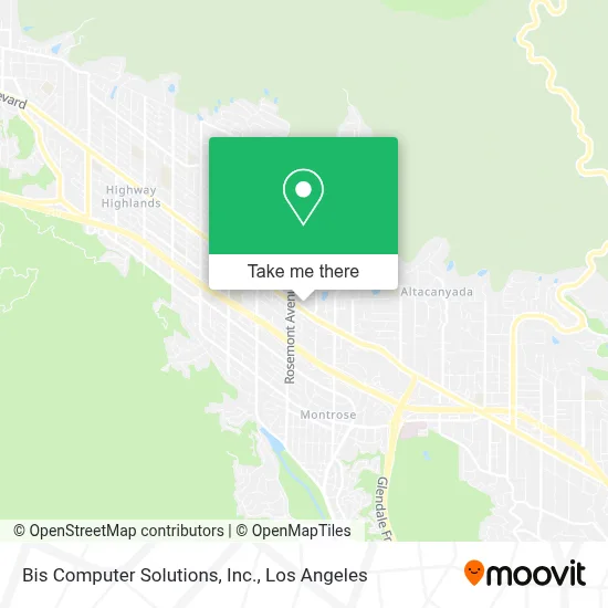Bis Computer Solutions, Inc. map