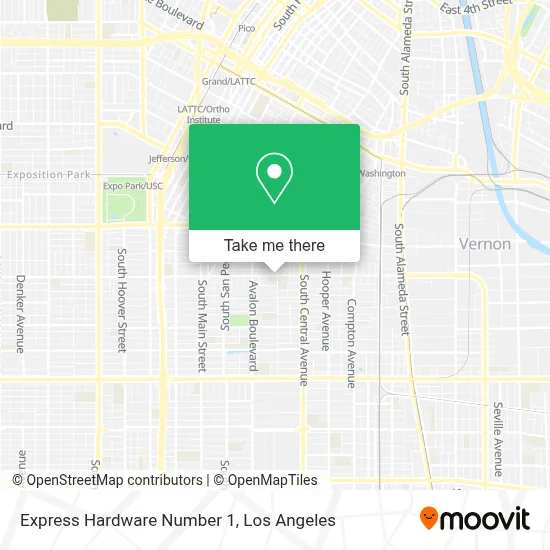 Express Hardware Number 1 map