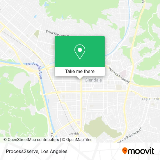 Process2serve map