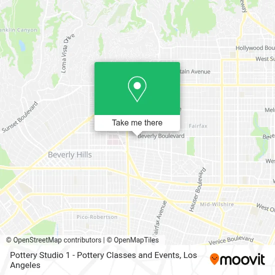 Pottery Studio 1 - Pottery Classes and Events map