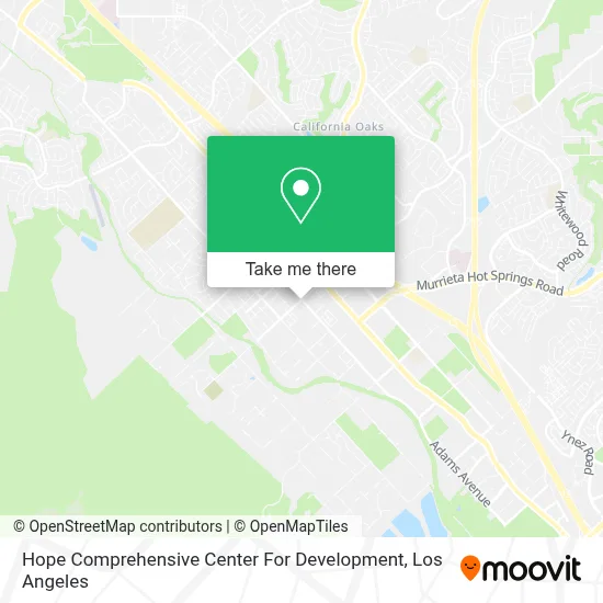 Hope Comprehensive Center For Development map