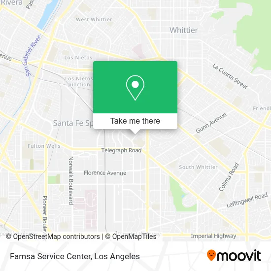 Famsa Service Center map